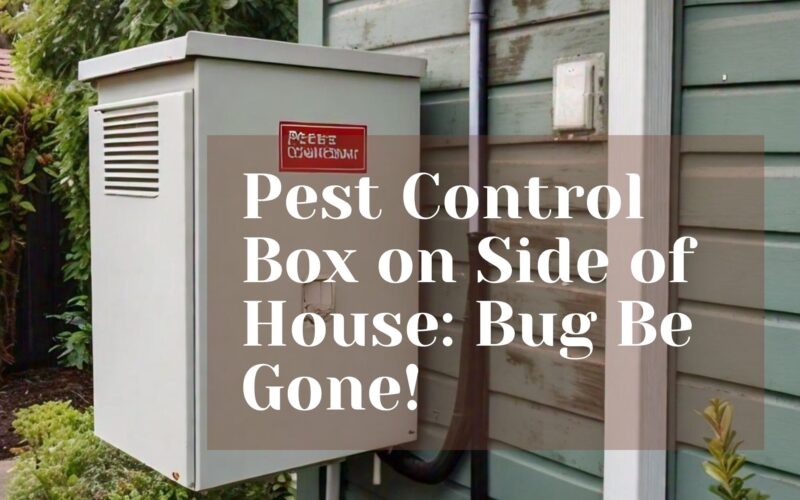 Pest Control Box on Side of House: Bug Be Gone!