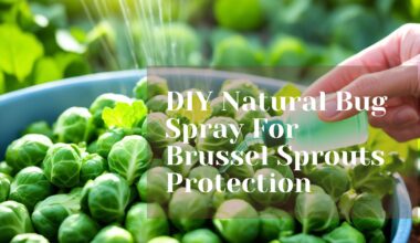 DIY Natural Bug Spray For Brussel Sprouts Protection