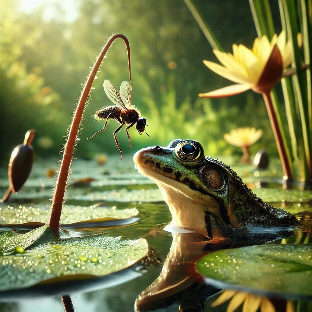 Frogs Flies Natural Predators 