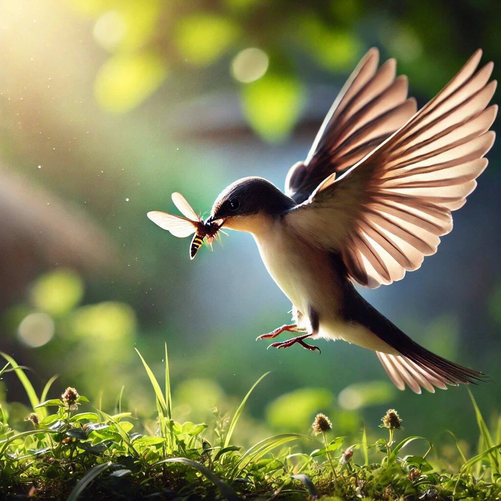 Birds Flies Natural Predators 