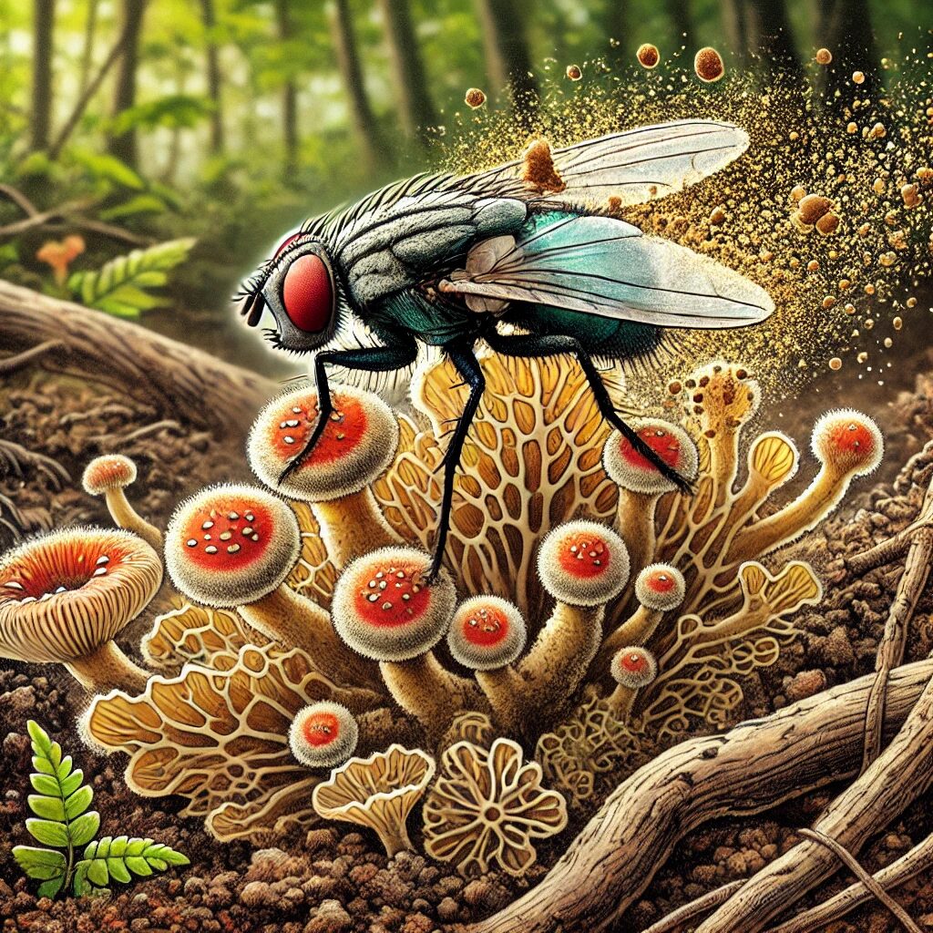 Fungi Flies Natural Predators 