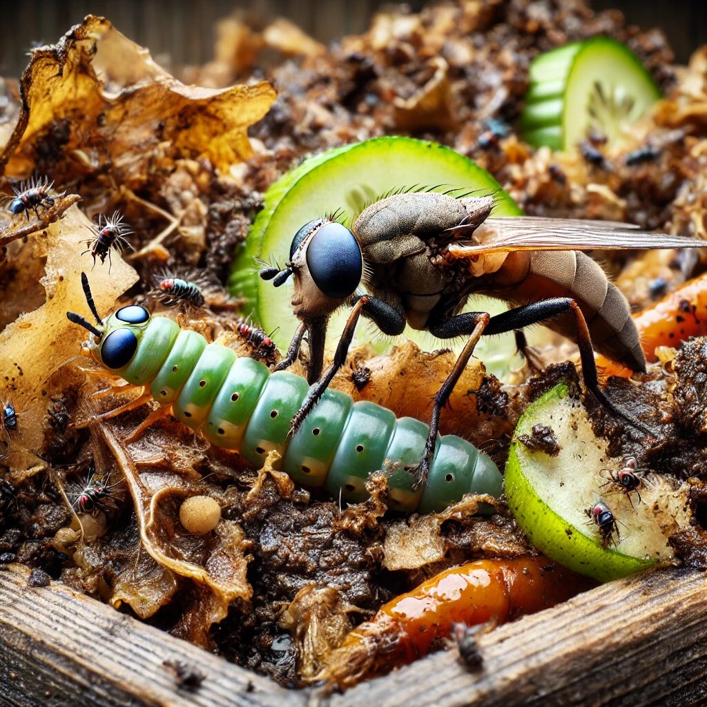 Soldiers Flies Flies Natural Predators 