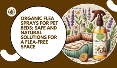 Organic Flea Sprays for Pet Beds