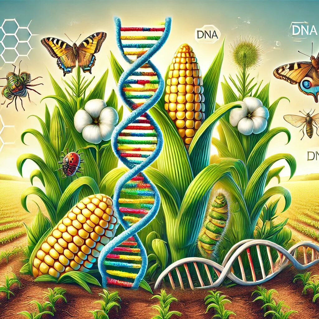 genetic methods of pest control: Genetically Modified (GM) Crops with Pest Resistance