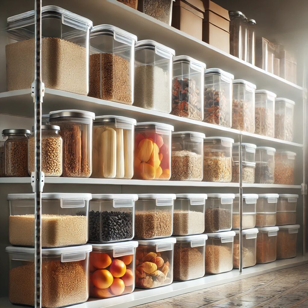 pest prevention in food storage areas: Airtight containers