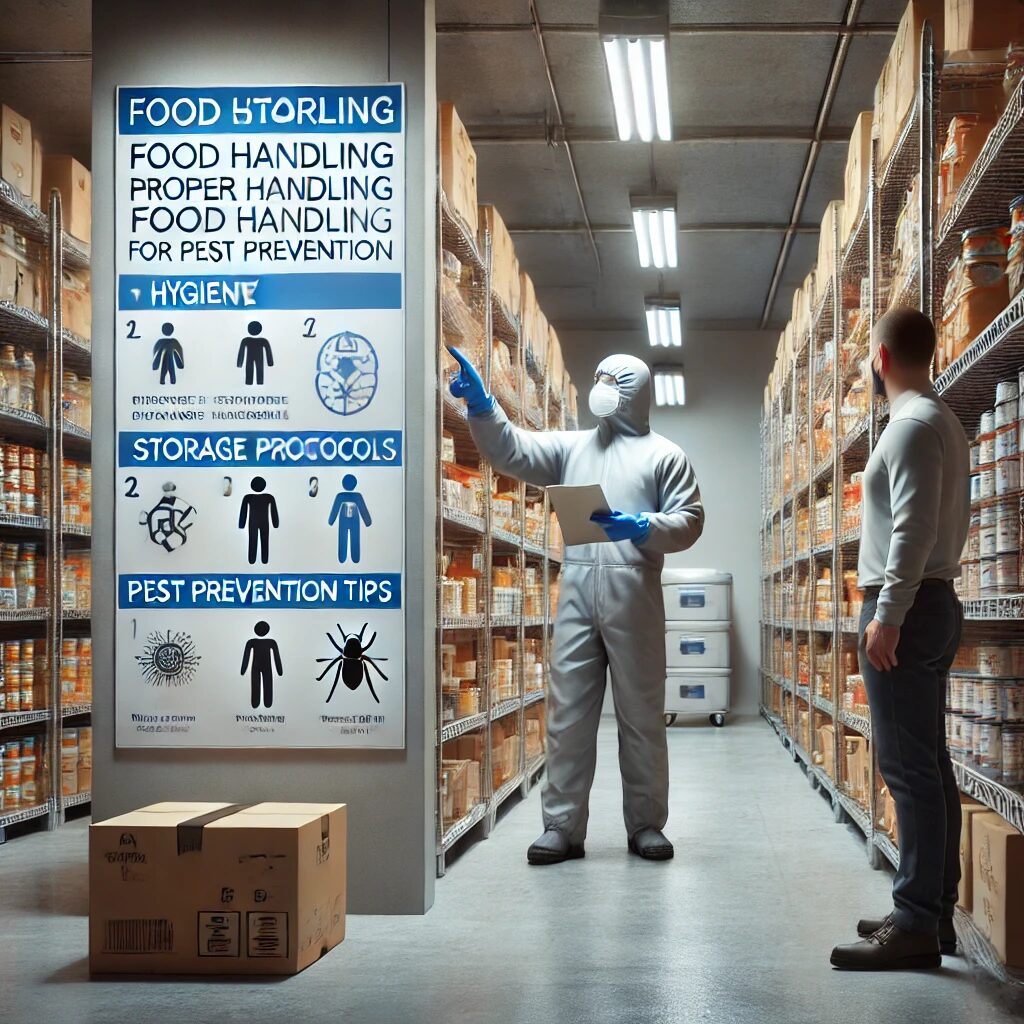 pest prevention in food storage areas: Educate and Enforce Proper Food Handling Practices