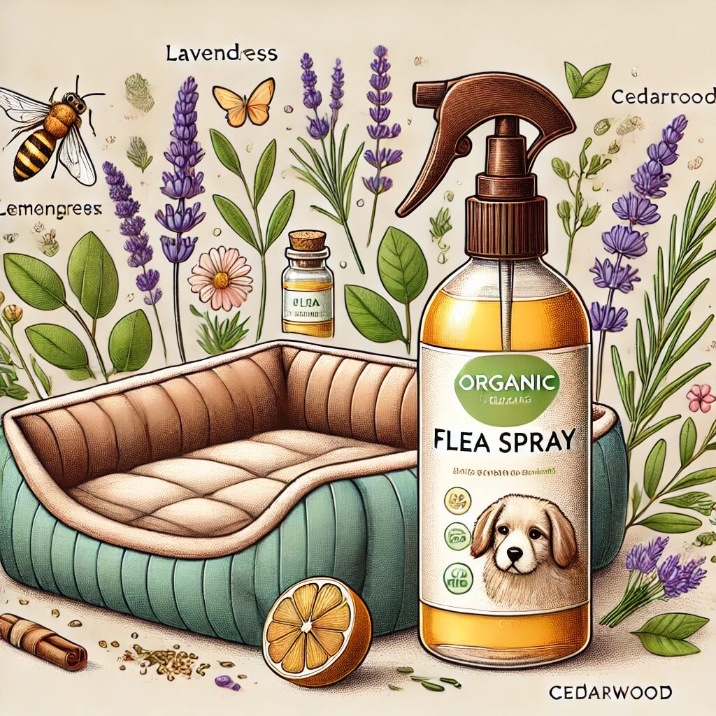 Organic Flea Sprays for Pet Beds: Safe and Natural Solutions for a Flea-Free Space