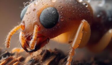 Picture of termite to describe title, 'how termite spread'